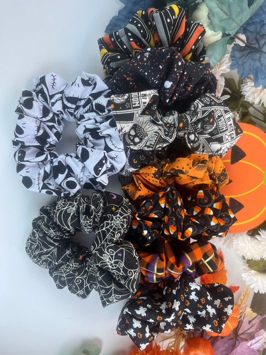 Halloween jumbo scrunchies - Orange pack